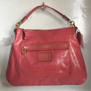 𝗖𝗢𝗔𝗖𝗛 Poppy Liquid Gloss ❤️ Patent Leather 20108 Bag Purse